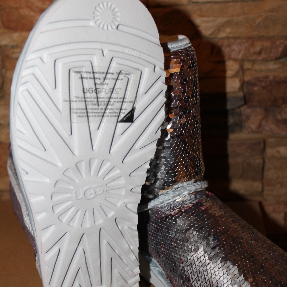 UGG SEQUIN SPARKLE Classic Boot NEW! NWT - image 6